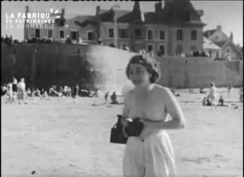 1949, Port-en-Bessin et Arromnanches