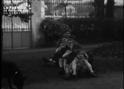 1947-1948, rires en famille