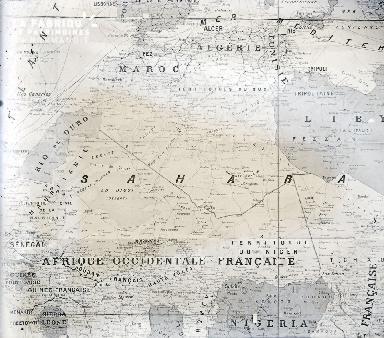 B069 Carte de l'Afrique occidentale française