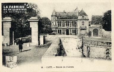 Caen, entrée du château