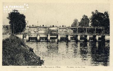 Caen, les barrages de l'Orne