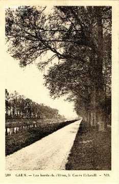 Caen, les bords de l'Orne, le cours Caffarelli 01