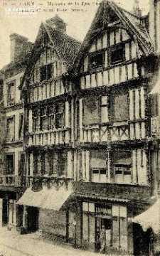 Caen, maisons de la rue Saint-Pierre