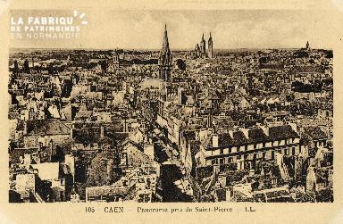 Caen, panorama pris de Saint-Pierre