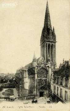 Caen, église Saint-Pierre (façade)