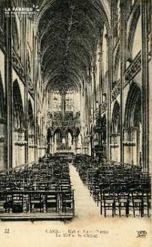 Caen, église Saint-Pierre (la nef et le choeur)