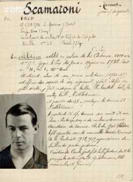 Carte de sport Fred Scamaroni