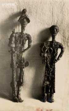 Statuettes en métal exécutées par les Antiquaires de Basse-Normandie