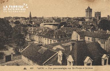 cl 01 036 Caen- vue sur St-pierre et St-Jean