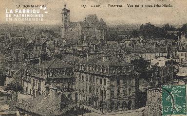 cl 01 044 Caen- vue sur le vieux St-Nicolas