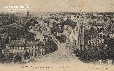 cl 01 047 Caen- vue générale prise de l'Abbaye aux Dames