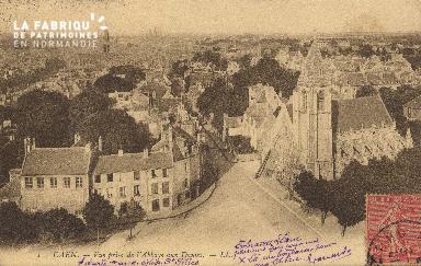 cl 01 048 Caen- vue générale prise de l'Abbaye aux Dames