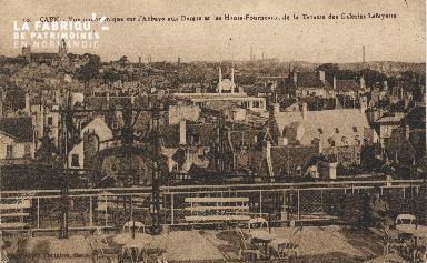 cl 01 068 Caen-vue panoramique sur l'abbaye aux dames et les hauts fou