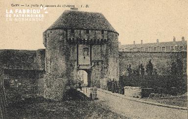 cl 01 163 Caen- la porte de secours du château