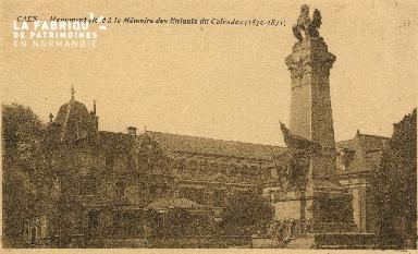 cl 01 200 Caen- monument élevé à la mémoire des enfants du calvados