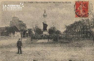 cl 01 204Caen place Alexandre II- Monument des mobiles