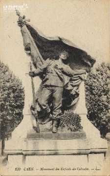 cl 01 208 Caen- monument des enfants du calvados