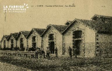 Les écuries de la caserne d'artillerie de Caen
