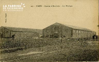 cl 02 059 Caen caserne d'Artillerie  les manèges