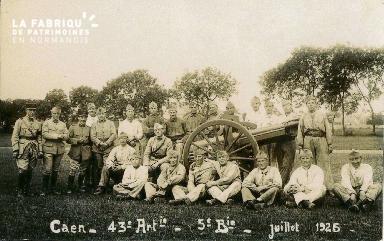 cl 02 063 Caen - 43ème Artillerie- 5 juillet 1925