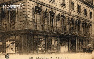 cl 03 067 Caen - La rue St-Jean - Maison Charlotte Corday