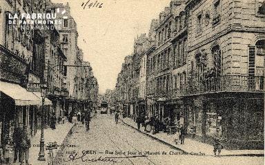 cl 03 069 Caen rue St-Jean et maison Charlotte Corday
