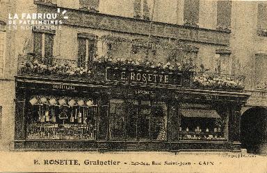 cl 03 096 Caen - E. ROSETTE, Grainetier - 242-244, rue St-Jean