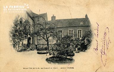 cl 03 103 Caen, Monastère de la Charité- Jardin d'entrée