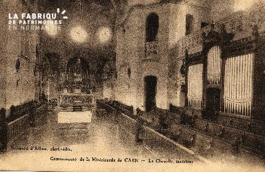 cl 03 168 Caen - communauté de la miséricorde - chapelle intérieur
