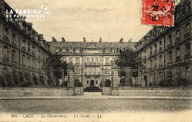 cl 03 182 Caen- la gendarmerie - la façade