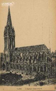 Cl 04 024 Caen- l'église St-Pierre