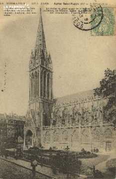 Cl 04 026 Caen- l'église St-Pierre (XI et XIII siècle)