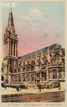 Cl 04 029 Caen- l'église St-Pierre