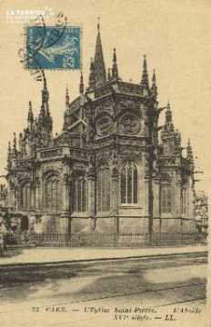Cl 04 054 Caen- l'église St-Pierre - L'Abside XVI siècle
