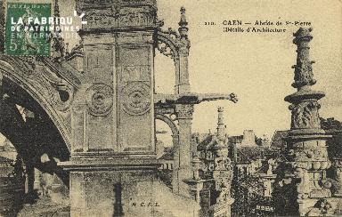 Cl 04 065 Caen- Abside de  St-Pierre