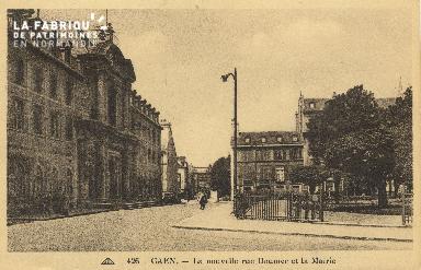 Cl 05 023 Caen- La nouvelle rue Doumer et la Déposant : mairie