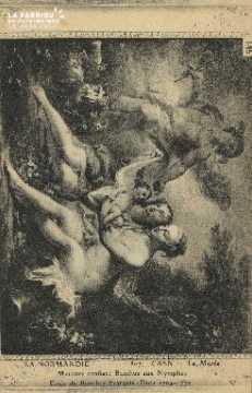 Cl 05 075 Caen - Le Musée- Mercure confiant Bacchus aux Nymphes