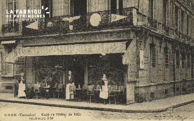 Cl 05 140 Caen- Café de l'Hôtel de ville