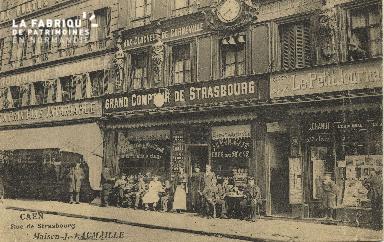 Cl 05 154 Caen- Rue de Strabourg, Maison J. LAUMAILLE