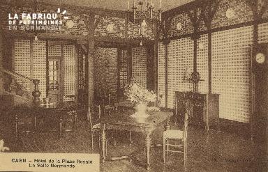 Cl 05 161 Caen- Hôtel de la Place Royale- La salle Normande