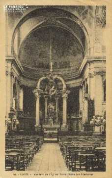 Cl 05 184 Caen- Interieur de l'Eglise Notre Dame des Gloriettes