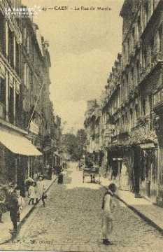 Cl 05 187 Caen- La rue du Moulin