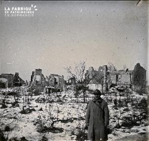 Une rue de Berry-au Bac. Février 1917