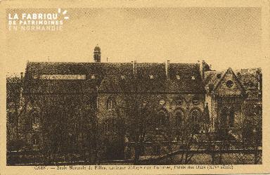 Cl 06 302 Caen-Ecole normale de filles, ancienne abbaye aux hommes,pal