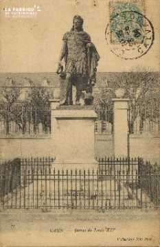 Cl 06 305 Caen-Statue Louis XIV