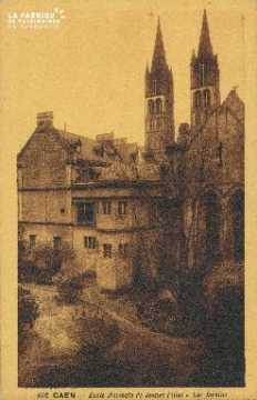 Cl 06 309 Caen-Ecole normale de jeunes filles-Les jardins