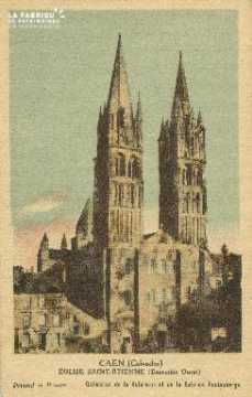Cl 06 322 Caen-Eglise St Etienne (ensemble Ouest)