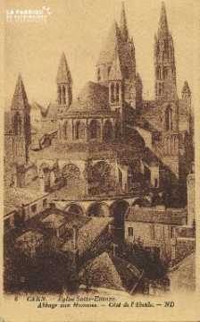 Cl 06 324 Caen-Eglise St Etienne-Abbaye aux hommes-Côté de l'abside