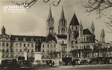 Cl 06 331 Caen-Le lycée Malherbe et l'abside St Etienne (Abbaye aux ho