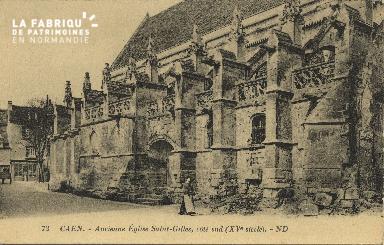 Cl 06 356 Caen-Ancienne église St Gilles,côté sud